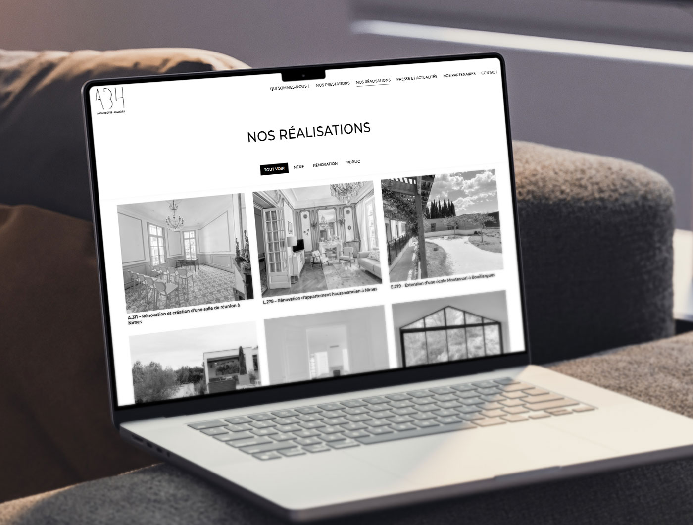 Prévisualisation site ABH